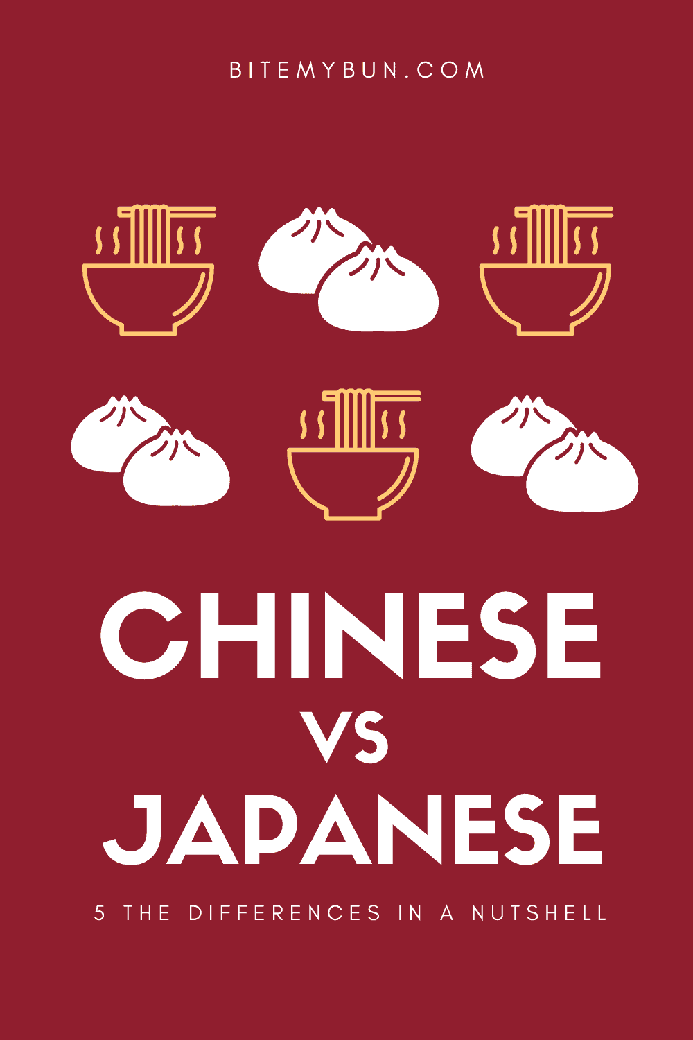 5 différences entre la cuisine chinoise et japonaise