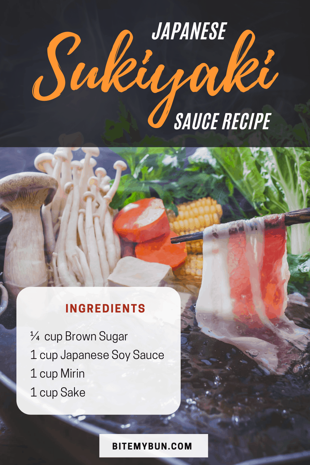 Sukiyaki Recept