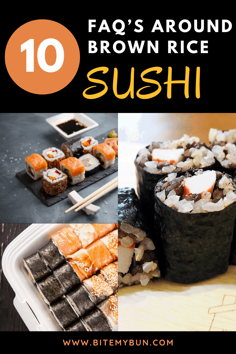 10 vanliga frågor om brunt ris sushi