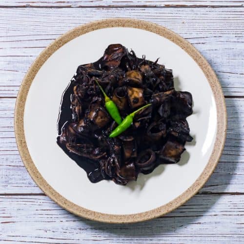 Recette d'Adobong Pusit (Squid Adobo)