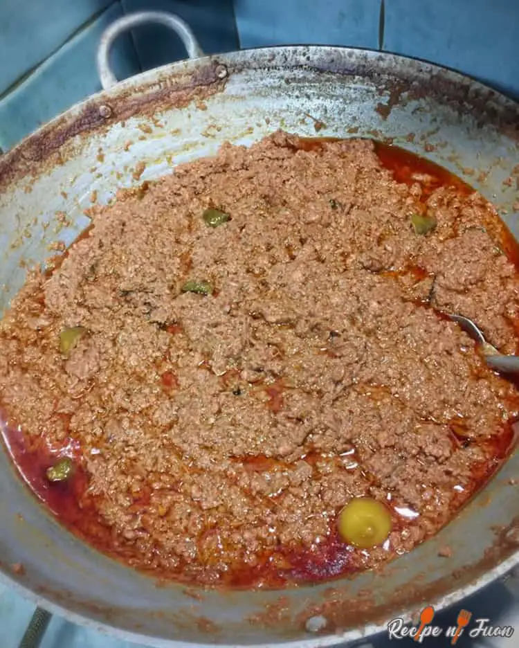 Bagoong Alamang in a Pan