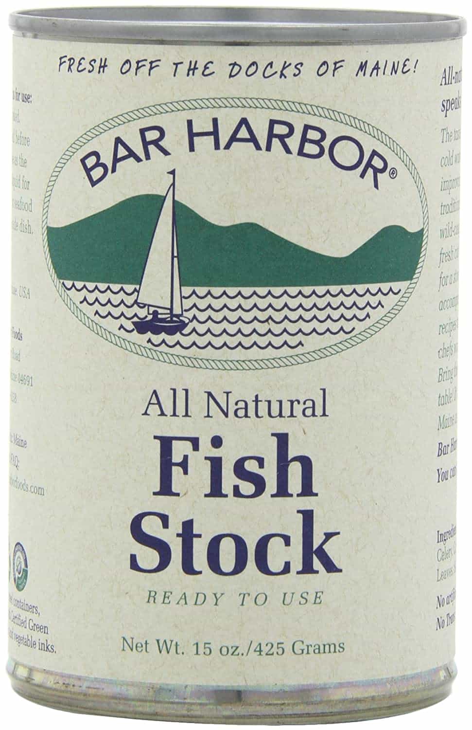 Caldo de pescado de Bar Harbor