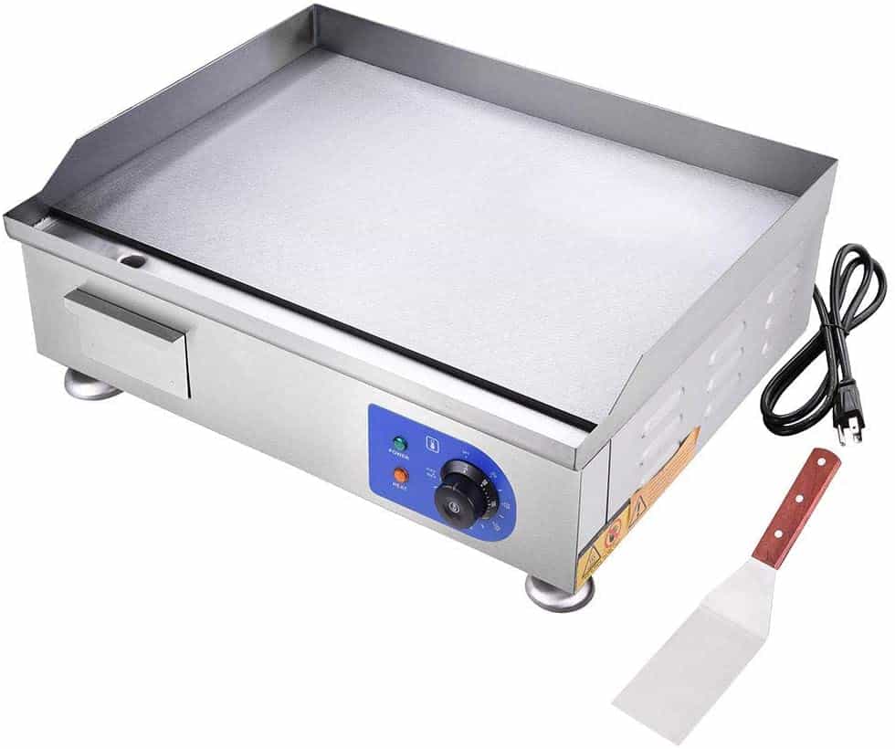 Grill Teppanyaki countertop cistine is fearr: WeChef Professional