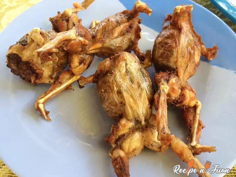 Recipe ea Betute (Frog e koahetsoeng)