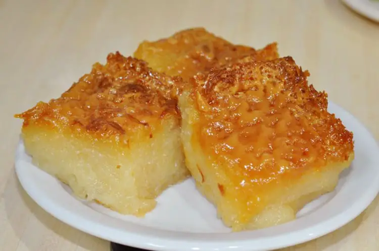 Receta de pastel de yuca