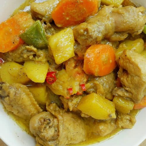 Receta de pollo al curry