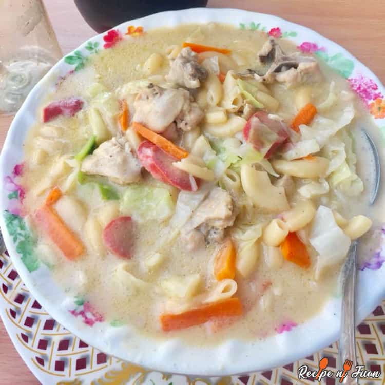 Sopas au poulet