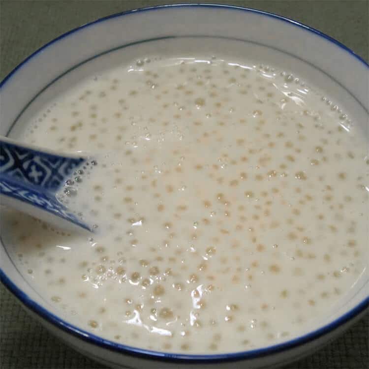 Cocinar y preparar perlas de tapioca