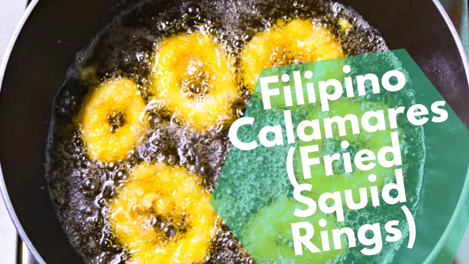Filipino Calamares Recipe ( Fried Squid Rings)
