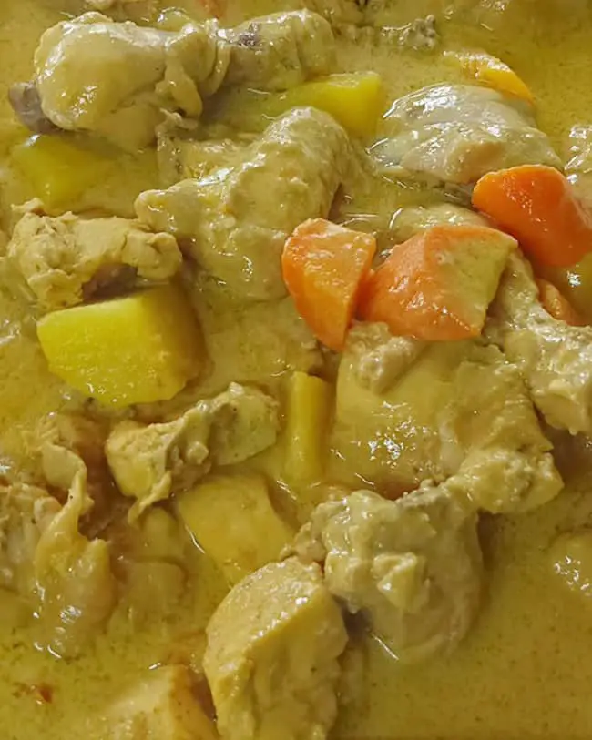 Filipino Chicken Curry Recipe with Patis (Fish Sauce)