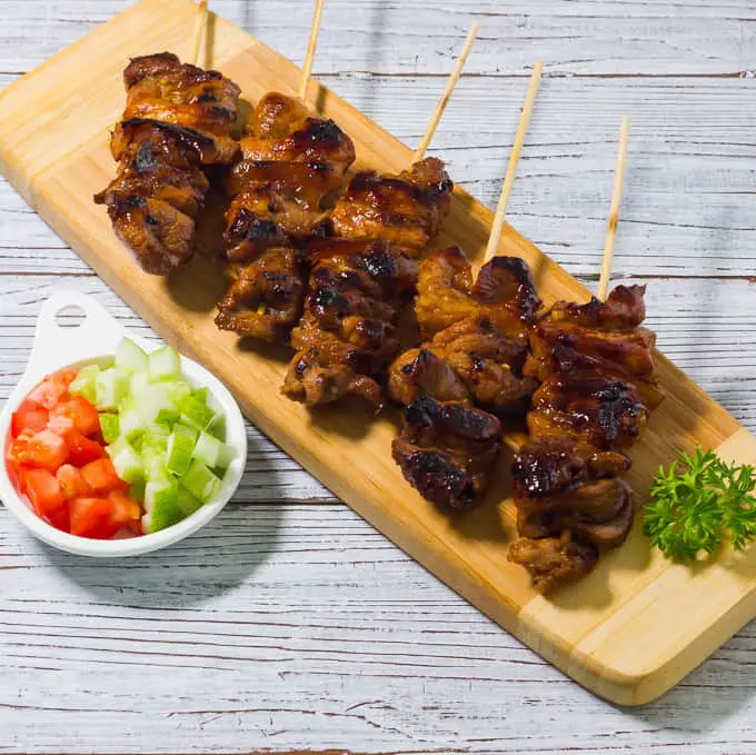 Filipino Pork Barbecue ua sauni e 'ai