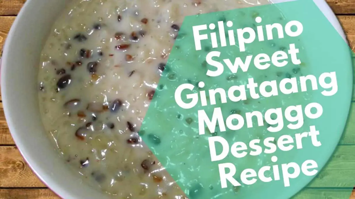 Philippinisches süßes Ginataang Monggo Dessertrezept