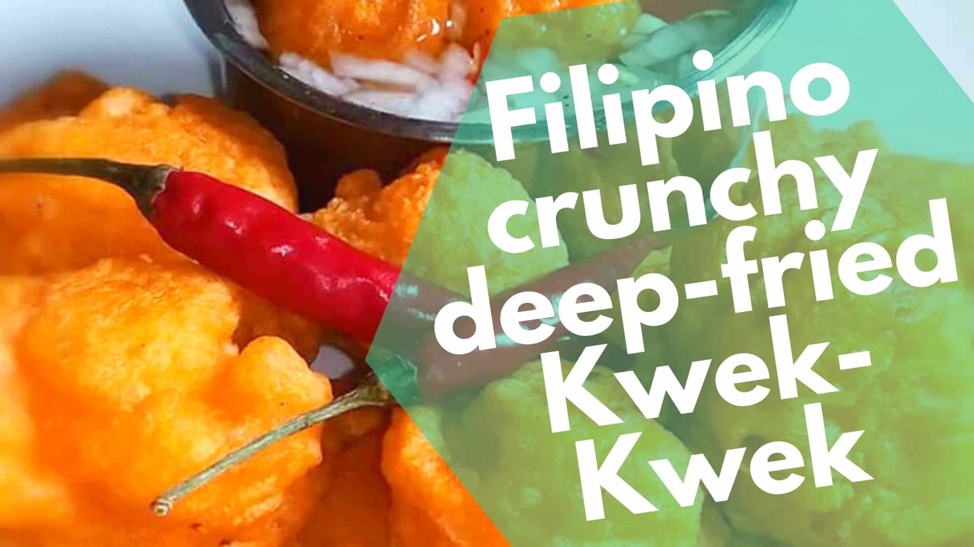 Kwekkwek recipe & how to make tokneneng suka vinegar sauce