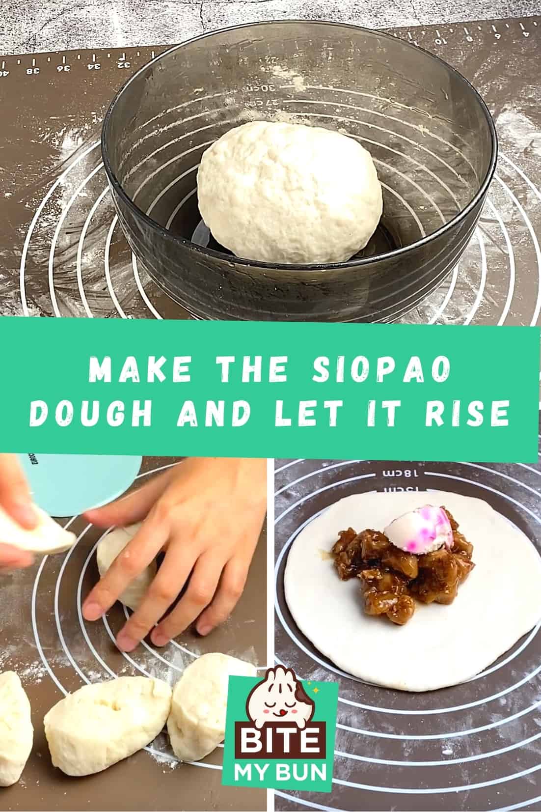 Filipino pork asado dough from scratch