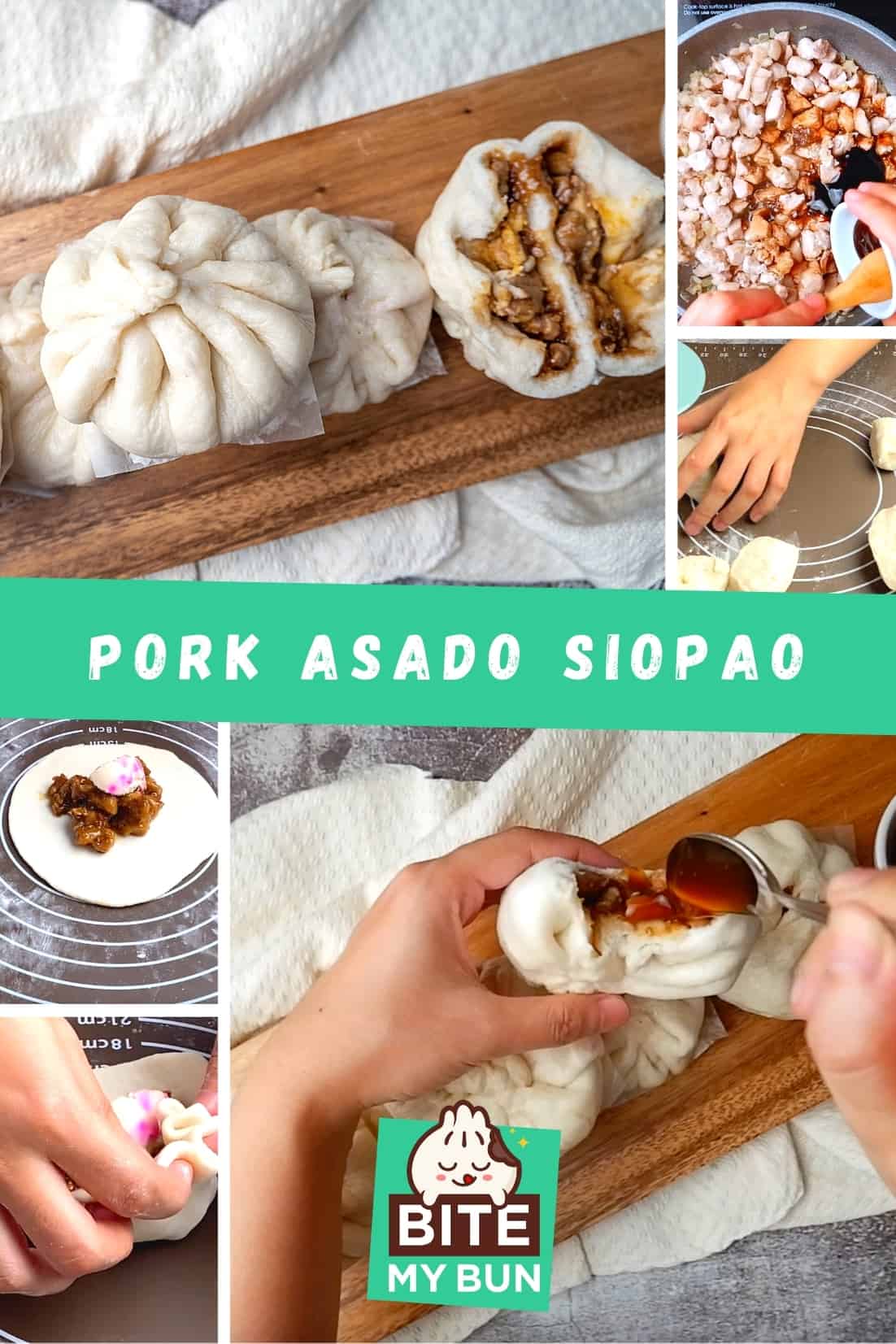 Asado siopao de cerdo filipino