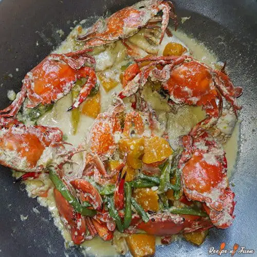 Ginataang Alimasag crabs