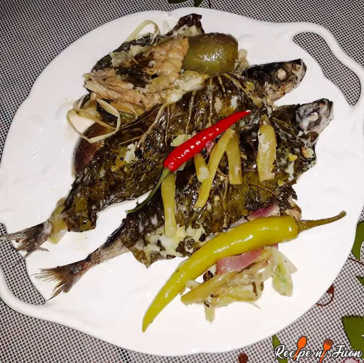 Receta filipina de Ginataang Galunggong