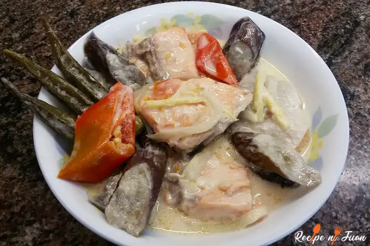 Ginataang laxrecept