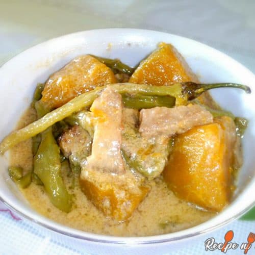 Kalabasa 食譜的 Ginataang Sitaw