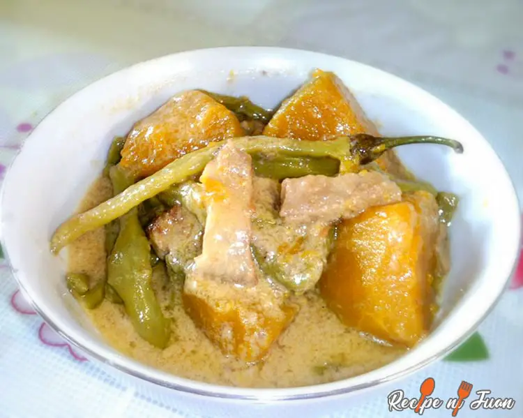 Recette de Ginataang Sitaw à Kalabasa