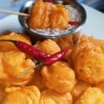 Kwek-kwek filipino caliente y picante