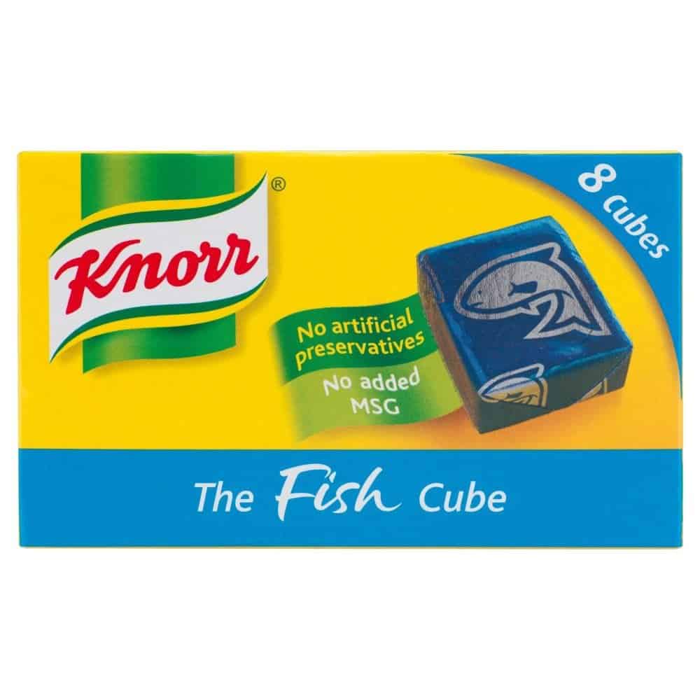 Cubitos de caldo de pescado Knorr