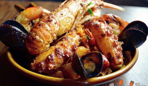 Paella De Marisco Recipe (Seafood Paella)