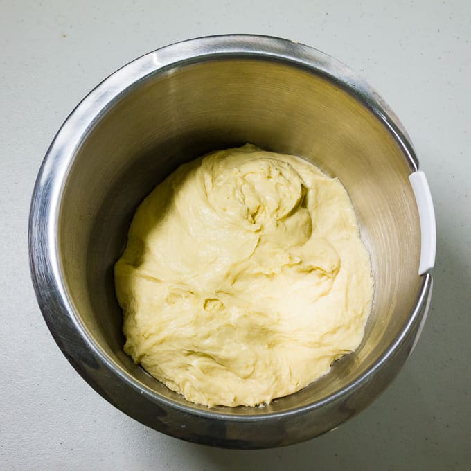 Massa de pão pan de coco