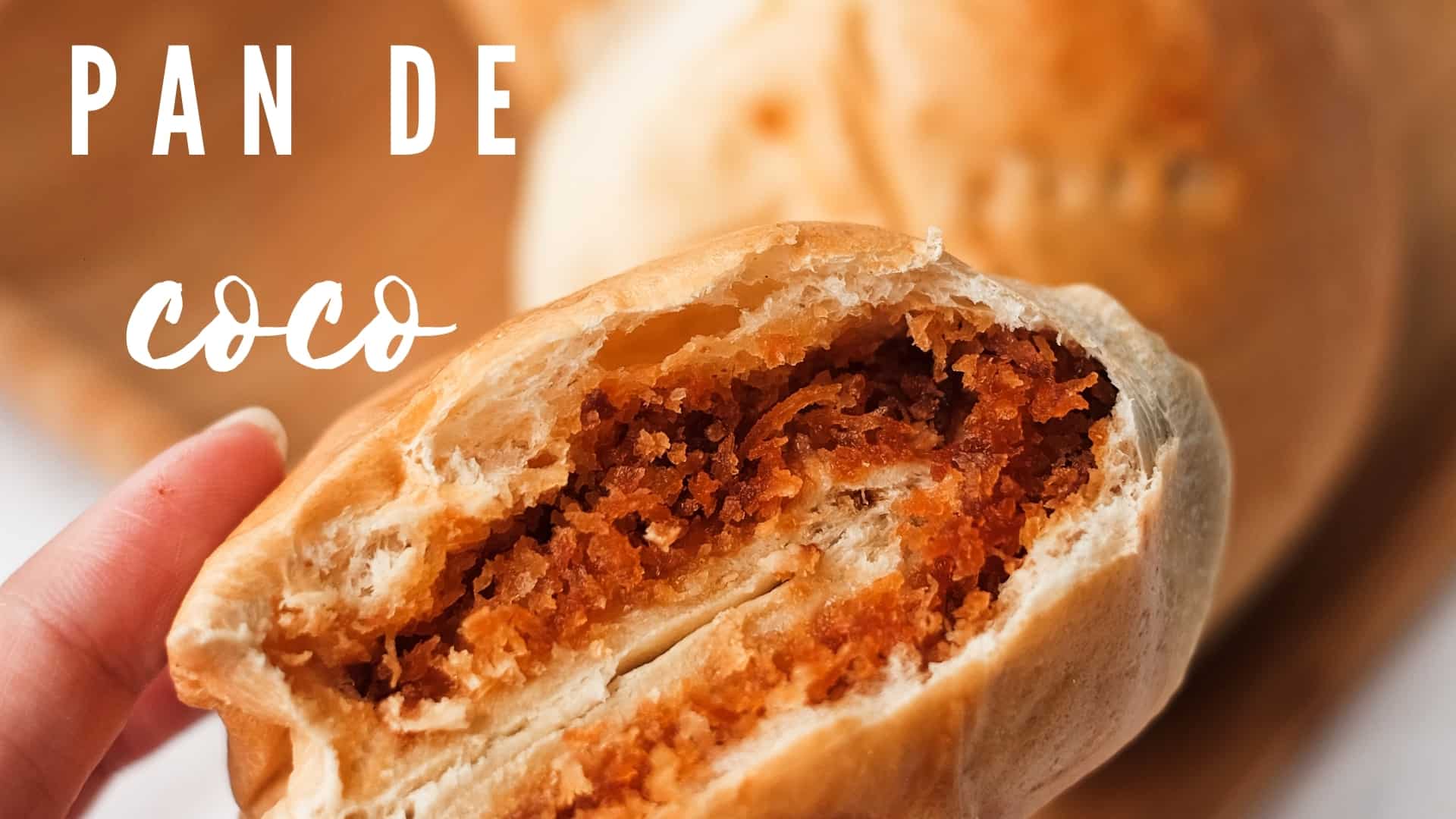 Receta de pan de coco con pan de coco