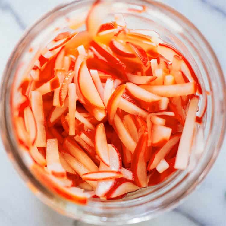 Receta de rábano en escabeche