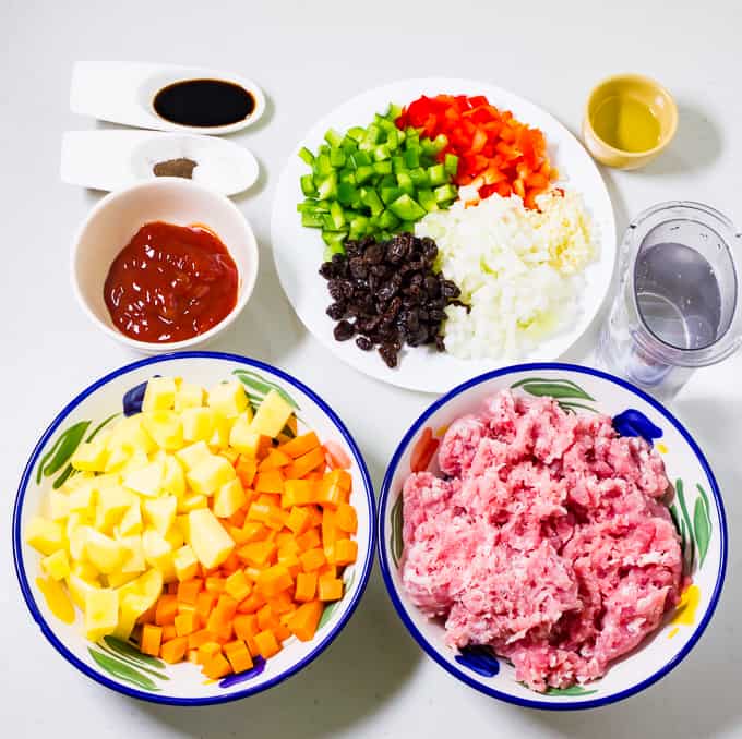 Pork Giniling Ingredients