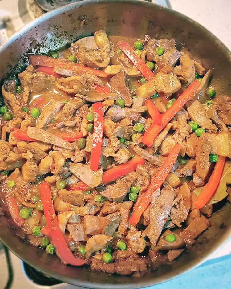 Pork Igado Recipe with liver and patis fish sauce