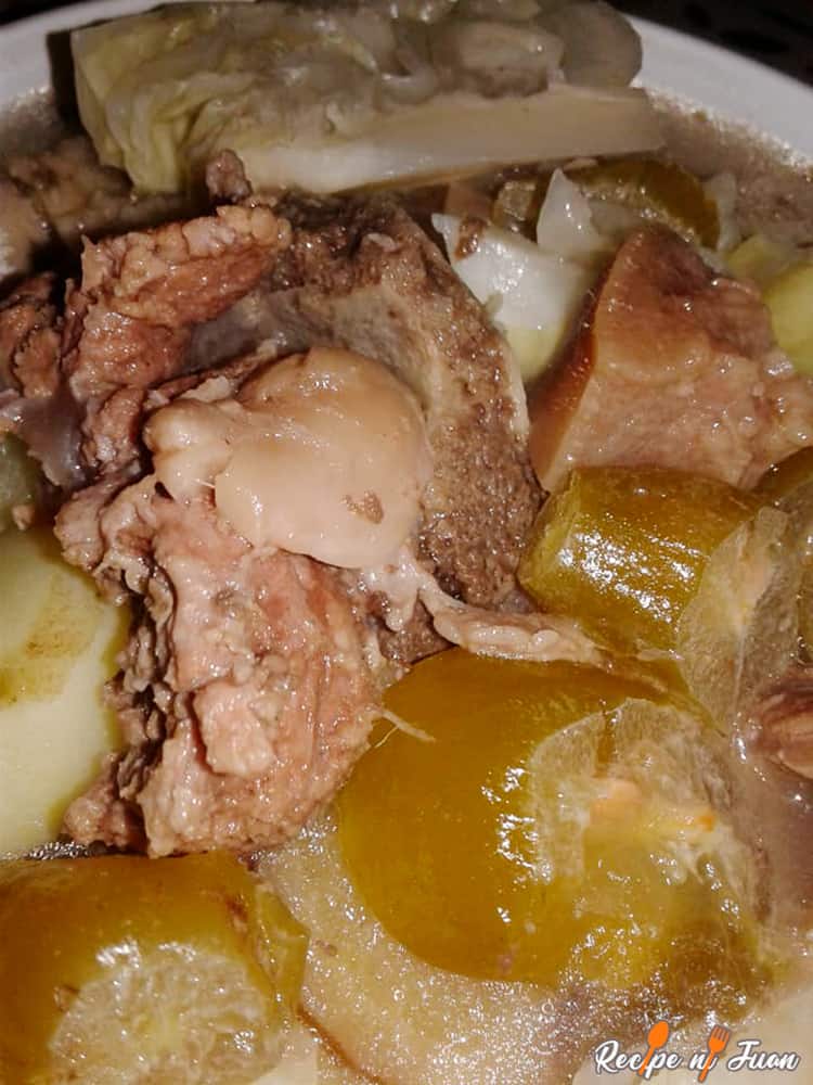 Rysáit Porc Sinigang sa Kamias