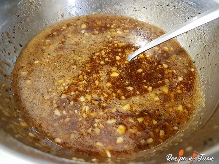 Pork Tocino ਤਿਆਰੀ marinade