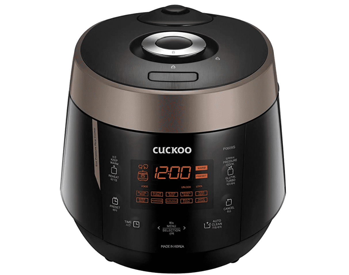 Cuckoo CRP-P0609S หม้อหุงข้าวแรงดันความร้อนไฟฟ้า 6 ถ้วย
