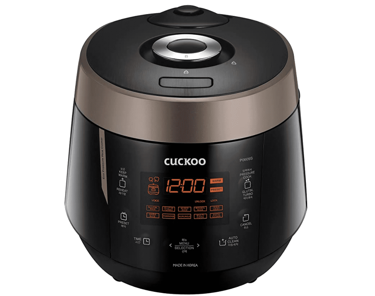 Cuckoo CRP-P0609S 6 Khob Hluav Taws Xob Hluav Taws Xob Hluav Taws Xob Rhaub Cooker