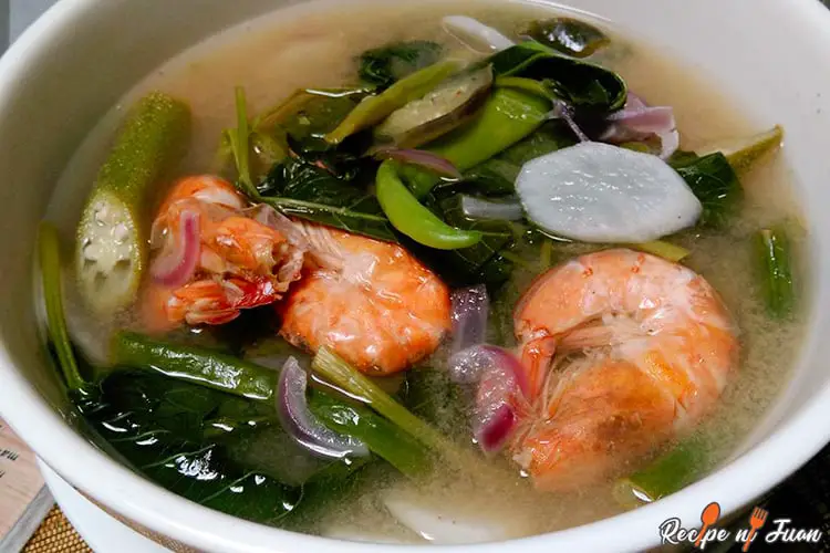 Sinigang na Hipon sa Sampalok Recipe