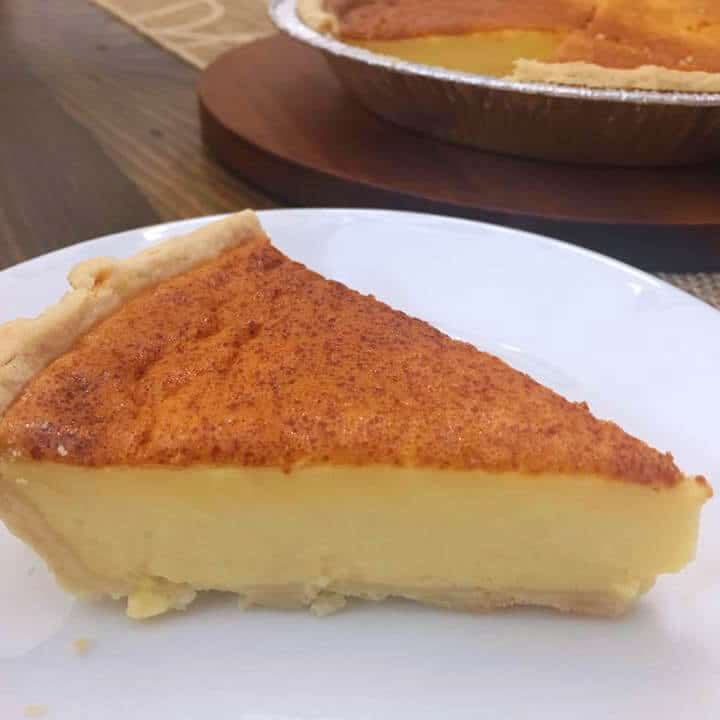 Slice of Filipino Egg Pie