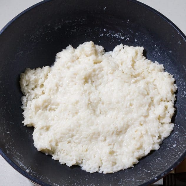 Mistura Suman com arroz muito pegajoso