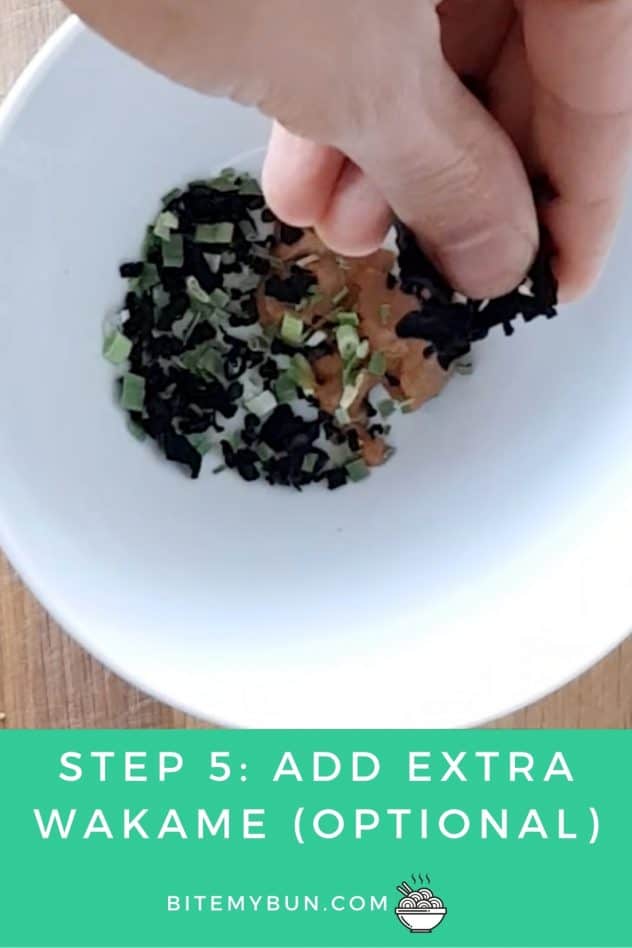 Add extra wakame
