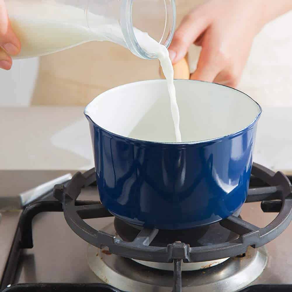 Best Enamel Milk Pan: Sweethome Butter warmer