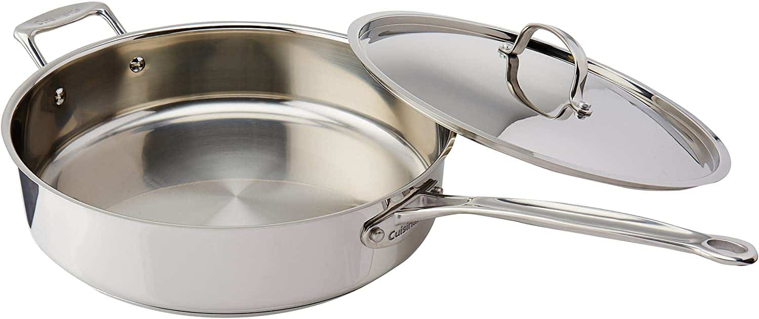 Pinakamahusay na Sauté Pan para sa Pera: Cuisinart 733-30H Chef's Classical