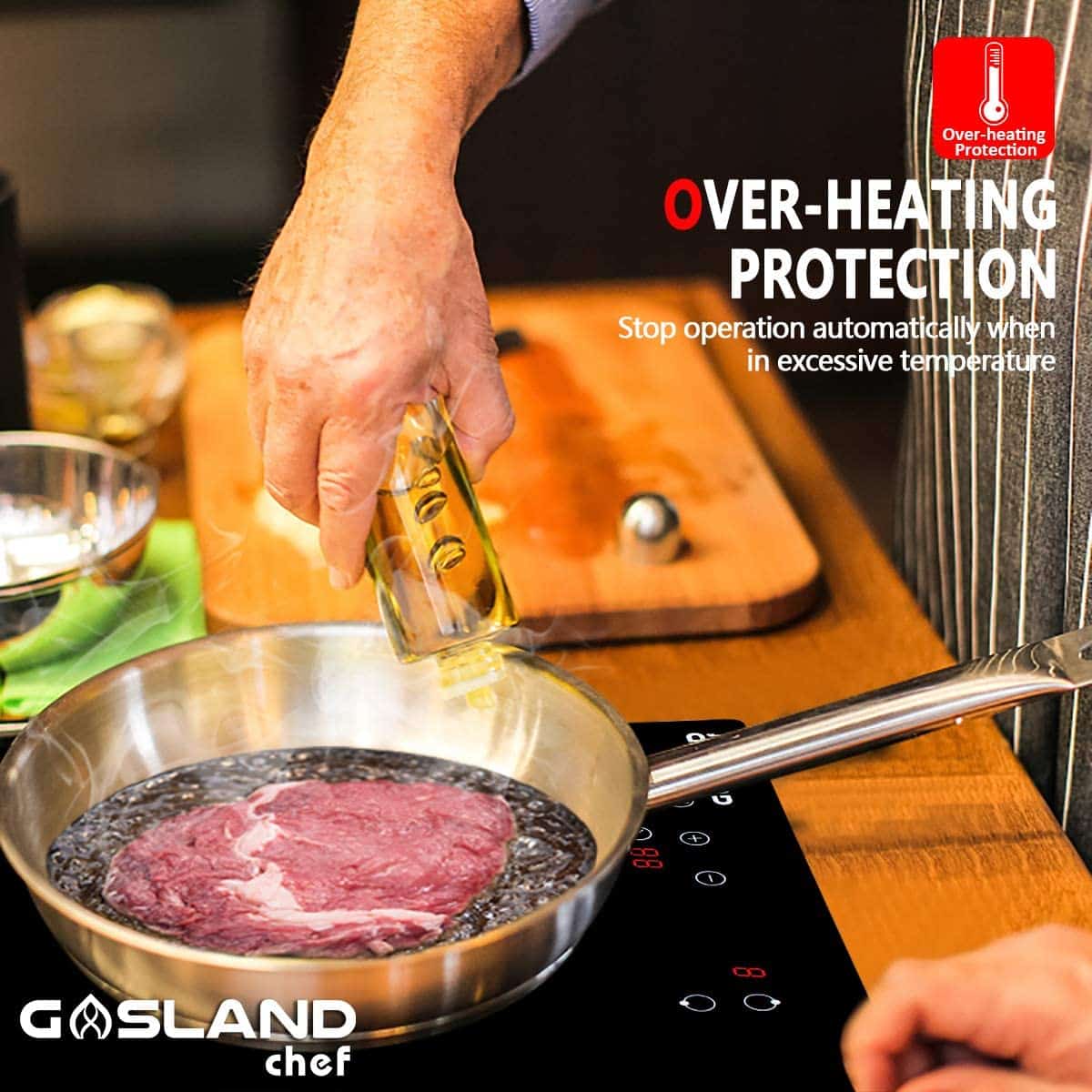 Best built-in induction stovetop for bachelor pad: Gasland