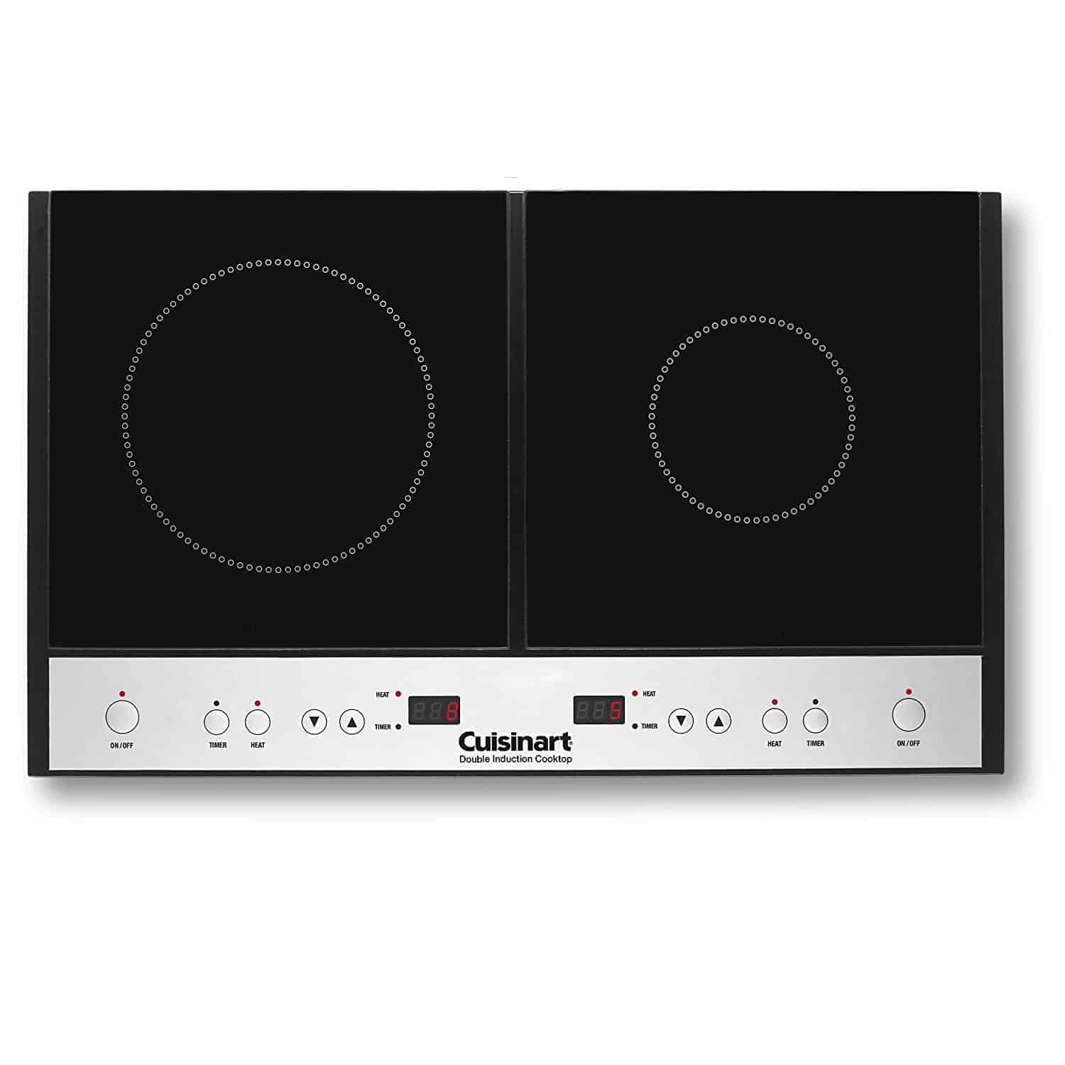 Optima inductio cooktop cum 2 turibula: Cuisinart ICT 60