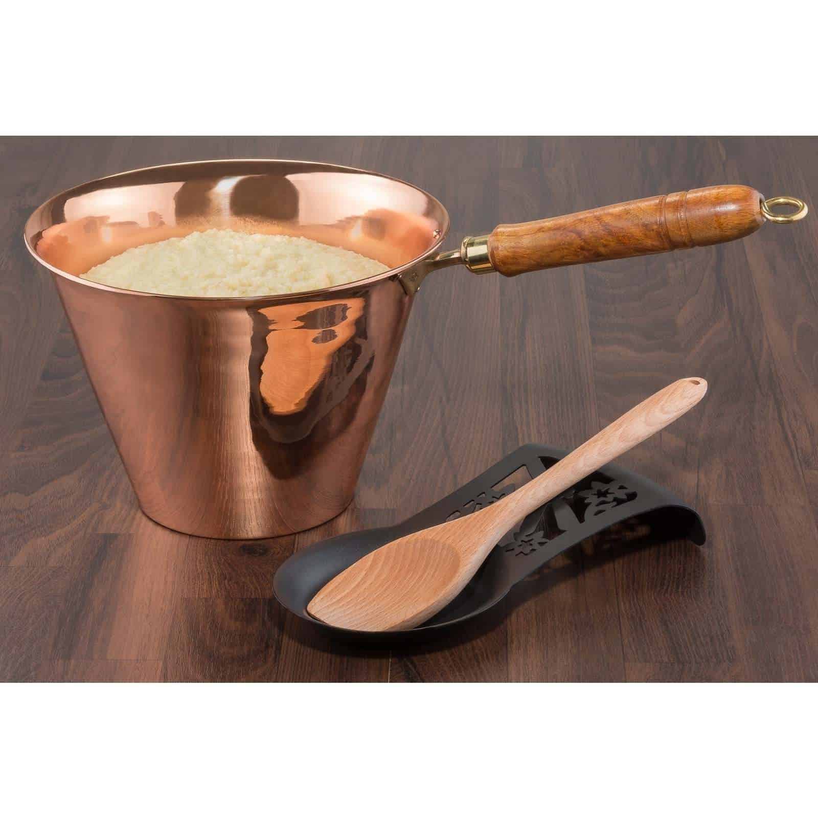 Bedste mini kobber Polenta Pan