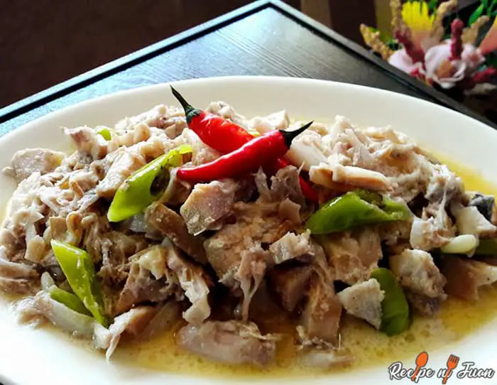 Ginataang Langka com receita de flocos de Tinapa
