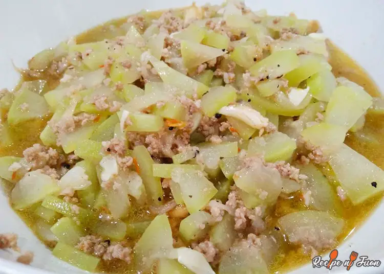 Receta de Ginisang Upo