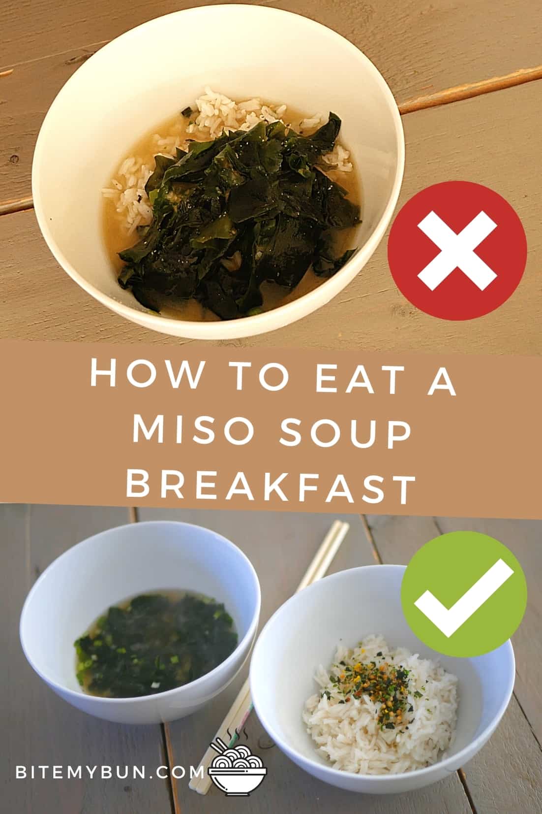 How to eat a miso soup breakfast