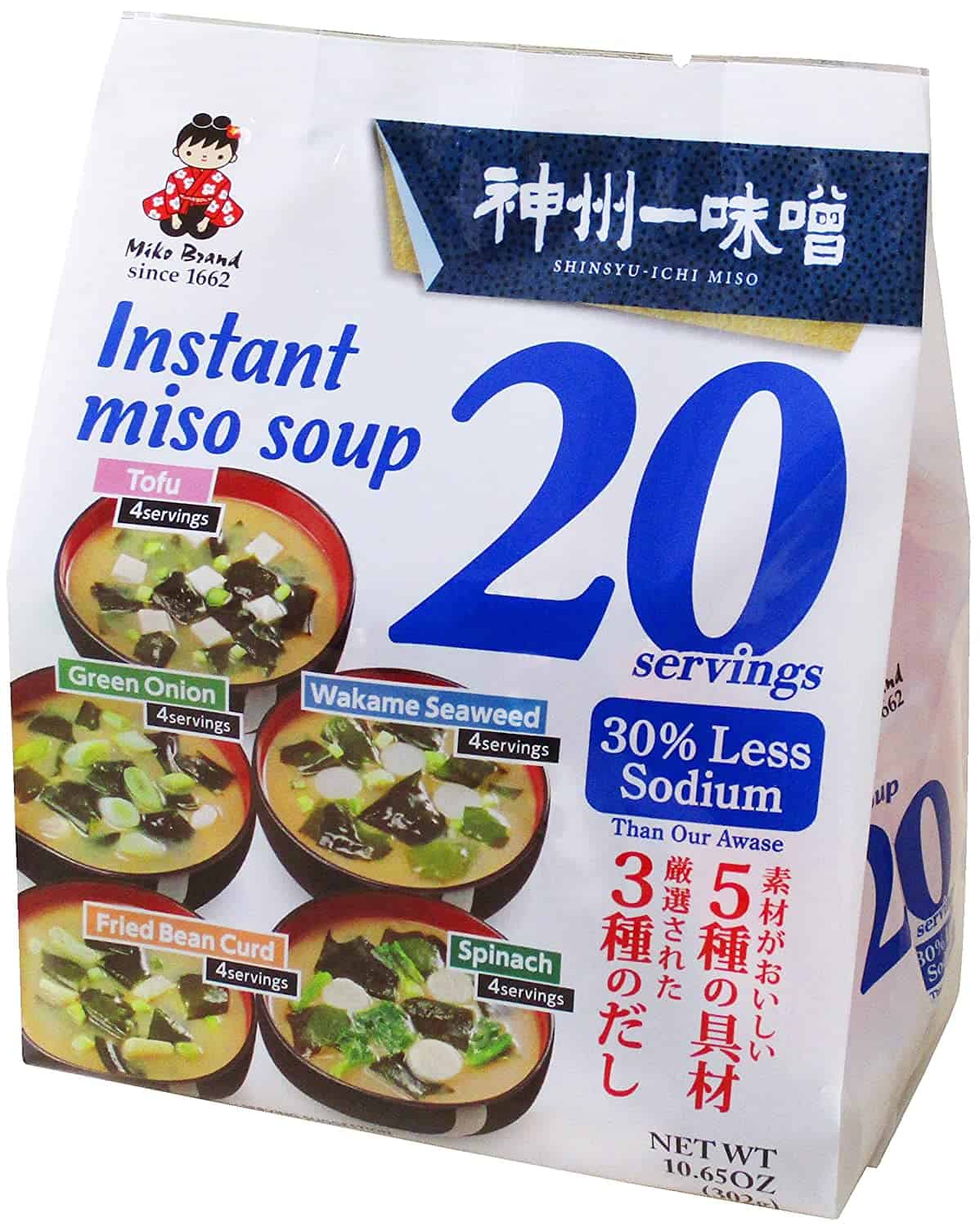 Sopa de miso instantánea Miyasaka