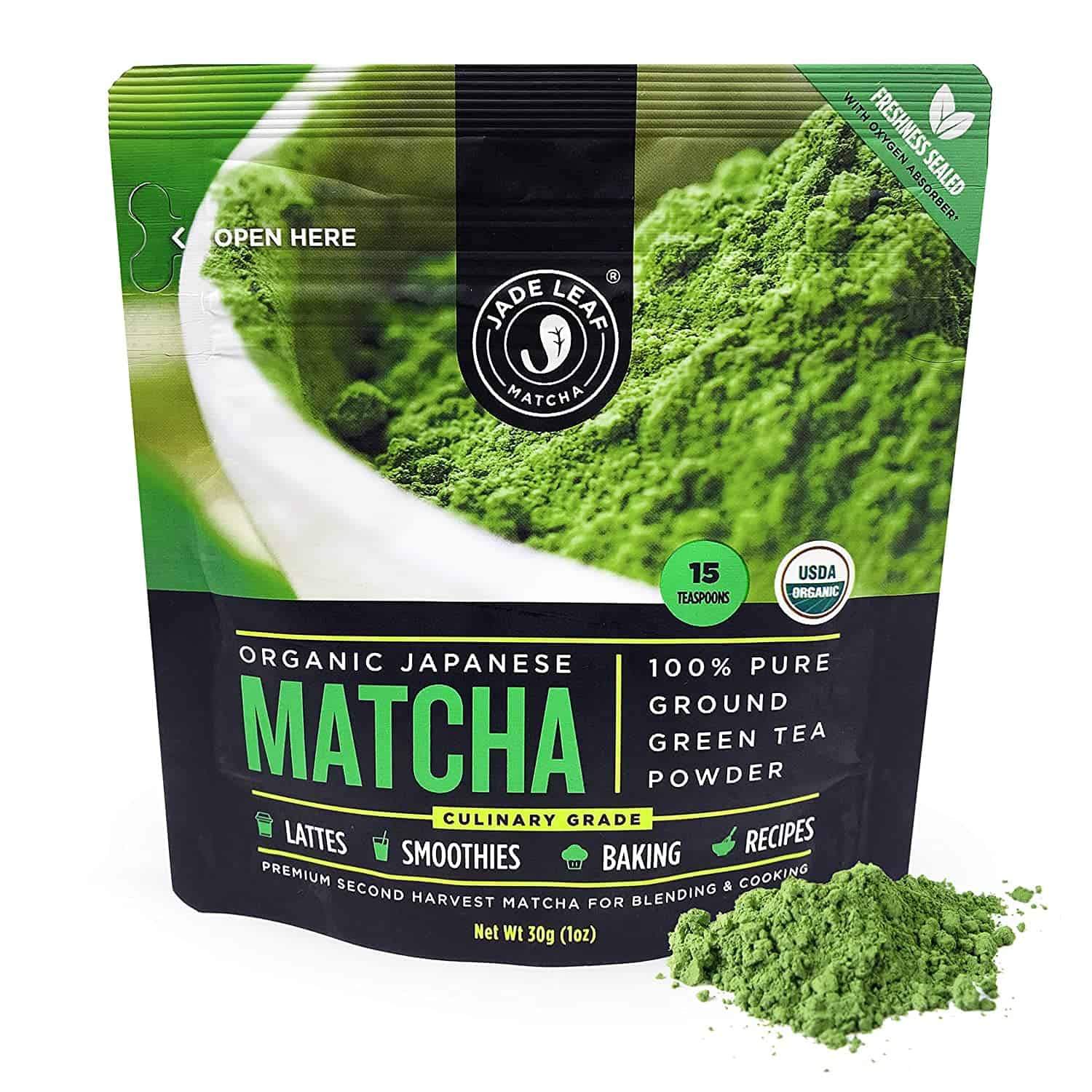 Polvo de matcha orgánico